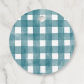 Little Pumpkin Truck Kinderdusche Danke Tag Geschenkanhänger (Rückseite)