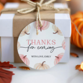 Little Pumpkin Turning One Birthday Danke Tag Geschenkanhänger