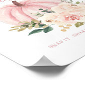 Little Pumpkin Turning One Foto Gästebuch signiere (Ecke)