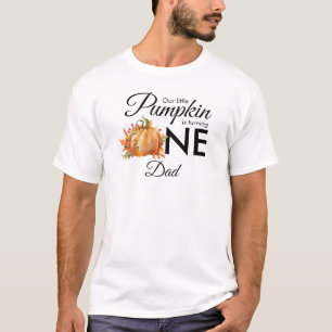 Little Pumpkin Turning One Herbst Birthday T-Shirt