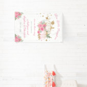 Little Pumpkin Twin Girl Baby Sprinkle Banner (InSitu)
