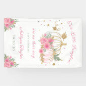 Little Pumpkin Twin Girl Baby Sprinkle Banner (Horizontal)