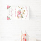 Little Pumpkin Twin Girl Baby Sprinkle Banner (InSitu)