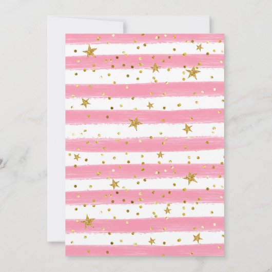 Little Pumpkin Twin Girl Baby Sprinkle Einladung (Rückseite)