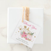 Little Pumpkin Twin Girl Baby Sprinkle Vielen Dank Geschenkanhänger (Beispiel)