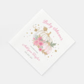 Little Pumpkin Twin Girl Babydusche Serviette (Ecke)