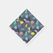 Little Pumpkin und lustiges Ghosts-Halloween-Party Serviette (Ecke)