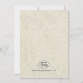 Little Pumpkin Vintage Car Boy Geburtstag Einladun Einladung (Rückseite)