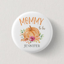 Little Pumpkin Watercolor Baby Shower Mommy zu sei