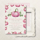 Little Pumpkin Whimsical Girl Baby Shower Einladung