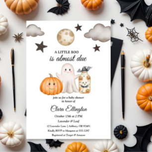 Little Pumpkins erste Halloween-Babydusche Einladung