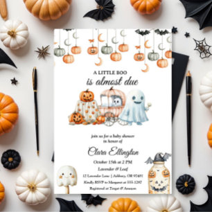 Little Pumpkins erste Halloween-Babydusche Einladung