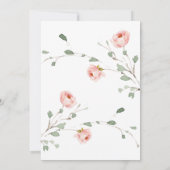 Little Pumpkins Twins Girl 1. Geburtstag Einladung (Rückseite)