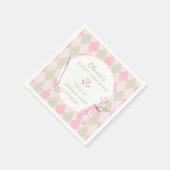 Little Putter Baby Shower Serviette (Ecke)