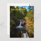 Little Qualicum Falls Vancouver Island Kanada Postkarte (Vorne/Hinten)
