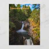 Little Qualicum Falls Vancouver Island Kanada Postkarte (Vorderseite)