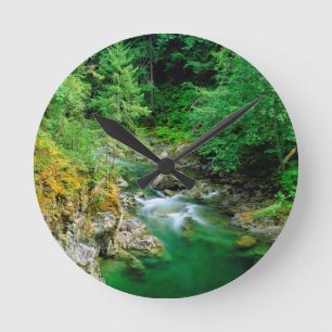 Little Qualicum Runde Wanduhr
