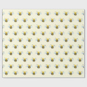 Little Queen Bee Wrapping Paper Geschenkpapier (Flach)