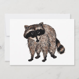 Little Raccoon Einladung