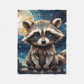 Little Raccoon Fleecedecke (Vorderseite)