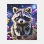 Little Raccoon Fleecedecke (Vorderseite)