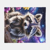 Little Raccoon Fleecedecke (Vorderseite (Horizontal))
