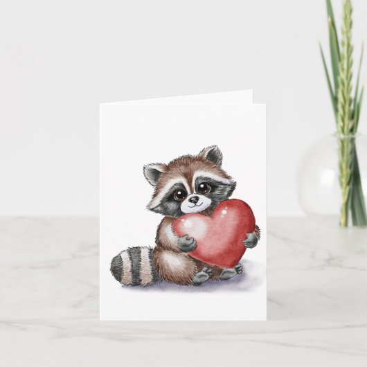 Little Raccoon Karte (Vorderseite)