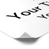 Little Raccoon Rascal Personalisiert Poster (Ecke)