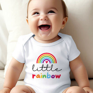 Little Rainbow Pride Niedlich Baby Bodysuit Strampler