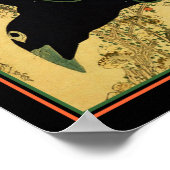 "Little Raven with the Minamoto Clan Sword ca.1823 Poster (Ecke)