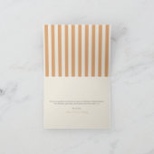 Little Ray of Sunshine Boho Baby Shower Dankeskarte (Innenseite)