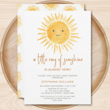 Little Ray of Sunshine Boho Baby Shower