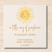 Little Ray of Sunshine Boho Baby Shower Gästebuch