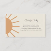 Little Ray of Sunshine Boho Bücher für Baby Enclos Begleitkarte (Vorderseite)