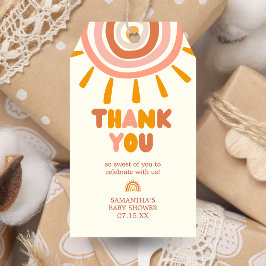 Little Ray of Sunshine Boho Sun Baby Favor Tags Geschenkanhänger