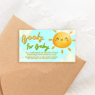 Little Ray of Sunshine - Bücher für Baby Begleitkarte