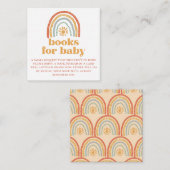 Little Ray of Sunshine Rainbow Books for baby card Begleitkarte (Vorne/Hinten)