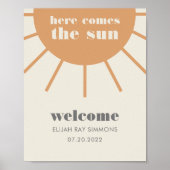 Little Ray of Sunshine Vintag Welcome Poster (Vorne)