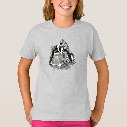 Little Reader Cherubs & Books T-Shirt (Vorderseite)