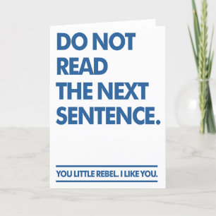 Little Rebel Dankeskarte