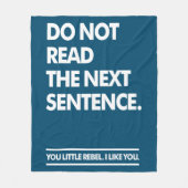 Little Rebel Fleecedecke (Vorderseite)