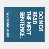 Little Rebel Fleecedecke (Vorderseite (Horizontal))