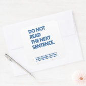 Little Rebel Quadratischer Aufkleber (Umschlag)