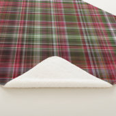 Little Red Berries Red and Green Kariert Sherpadecke (3/4)