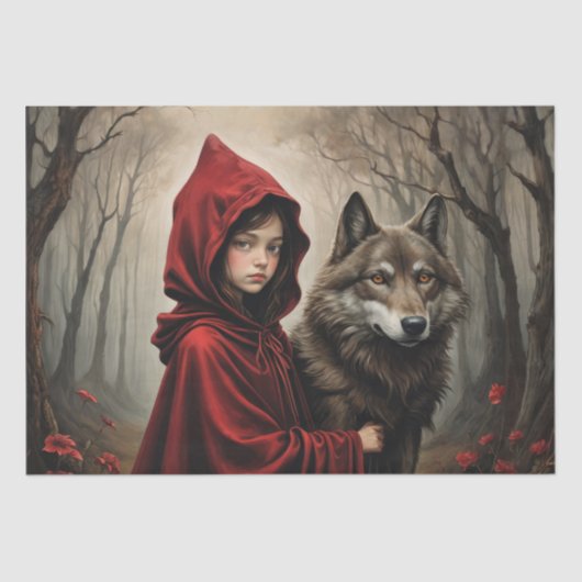 Little Red: Beyond the Path - Decoupage - Seidenpapier (Vorderseite)