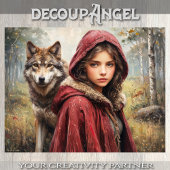 Little Red: Beyond the Path - Decoupage - Seidenpapier