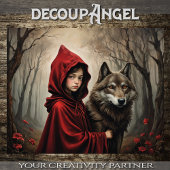 Little Red: Beyond the Path - Decoupage - Seidenpapier