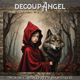 Little Red: Beyond the Path - Decoupage - Seidenpapier