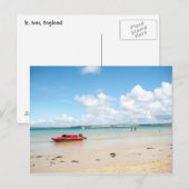 Little Red Boat Postkarte (Vorne/Hinten)