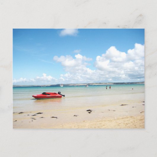 Little Red Boat Postkarte (Vorderseite)